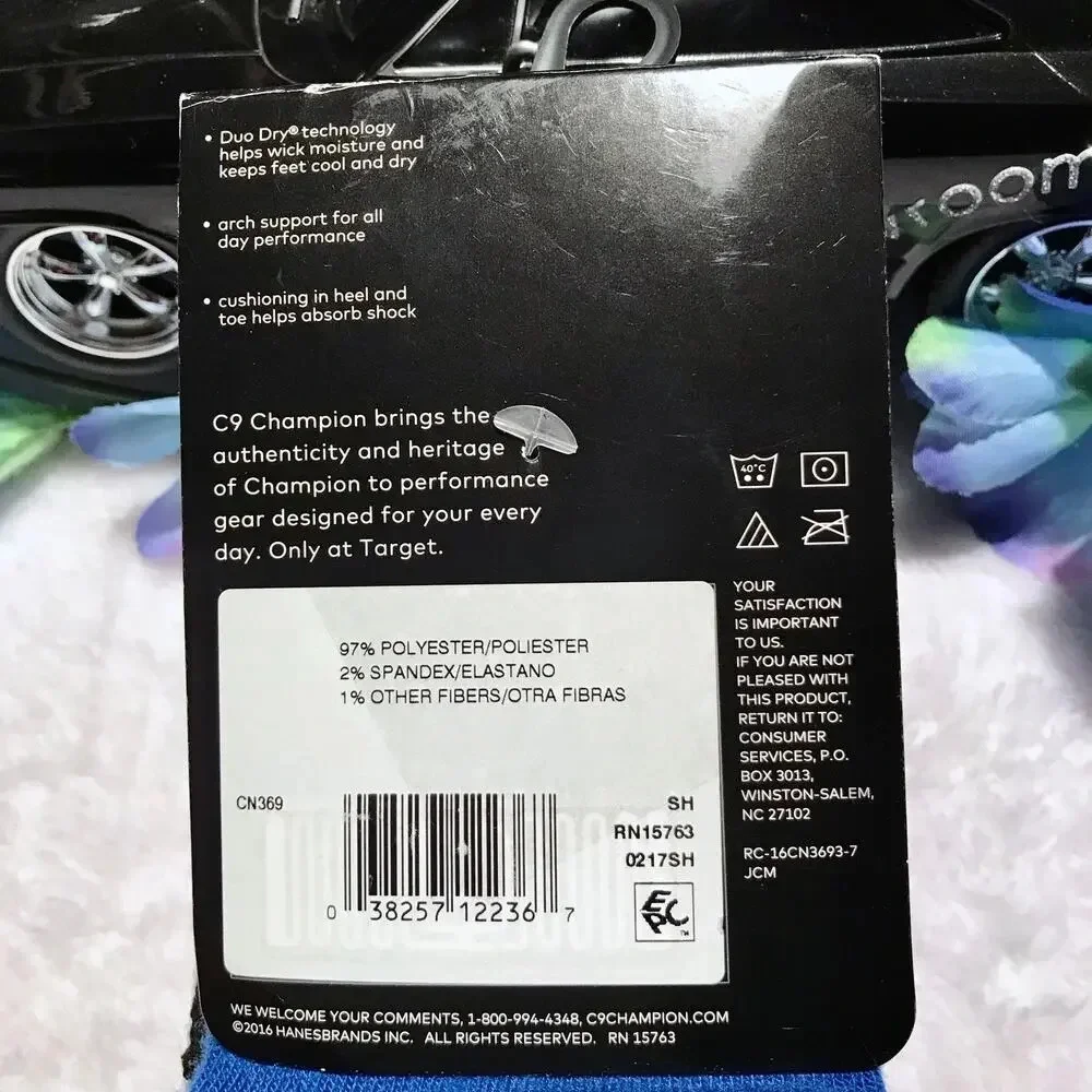 Champion C9 NWT 3 Pairs Crew Socks Kids M (9-2.5)